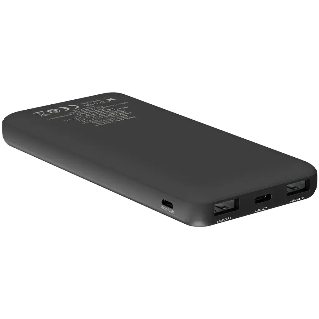 Батарея універсальна Canyon OnPower 100 10000mAh, 5В/2А, Black (CNS-CPB100B) - фото 4