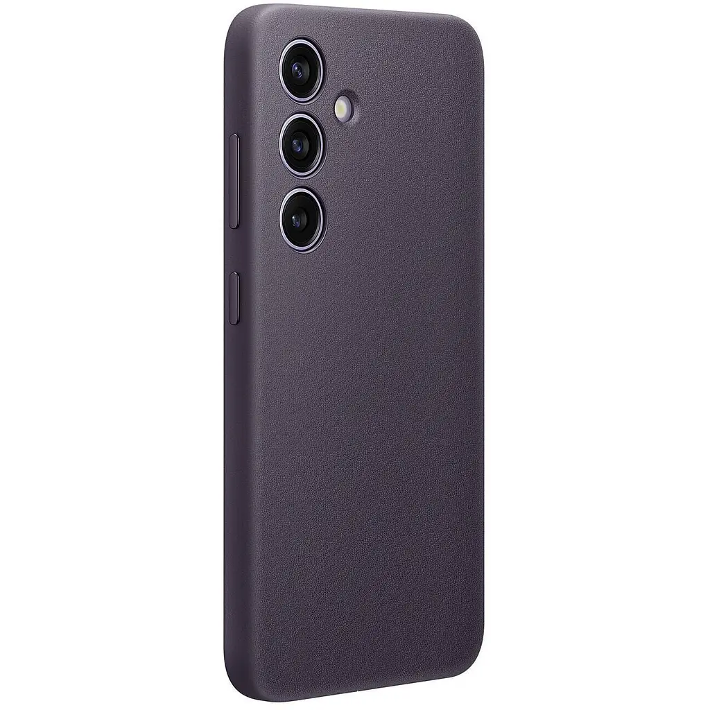 Оригінальний шкіряний чохол Samsung Vegan Leather Case для Samsung Galaxy S24 (6.2") Dark Violet GP-FPS921HCAVW - фото 4
