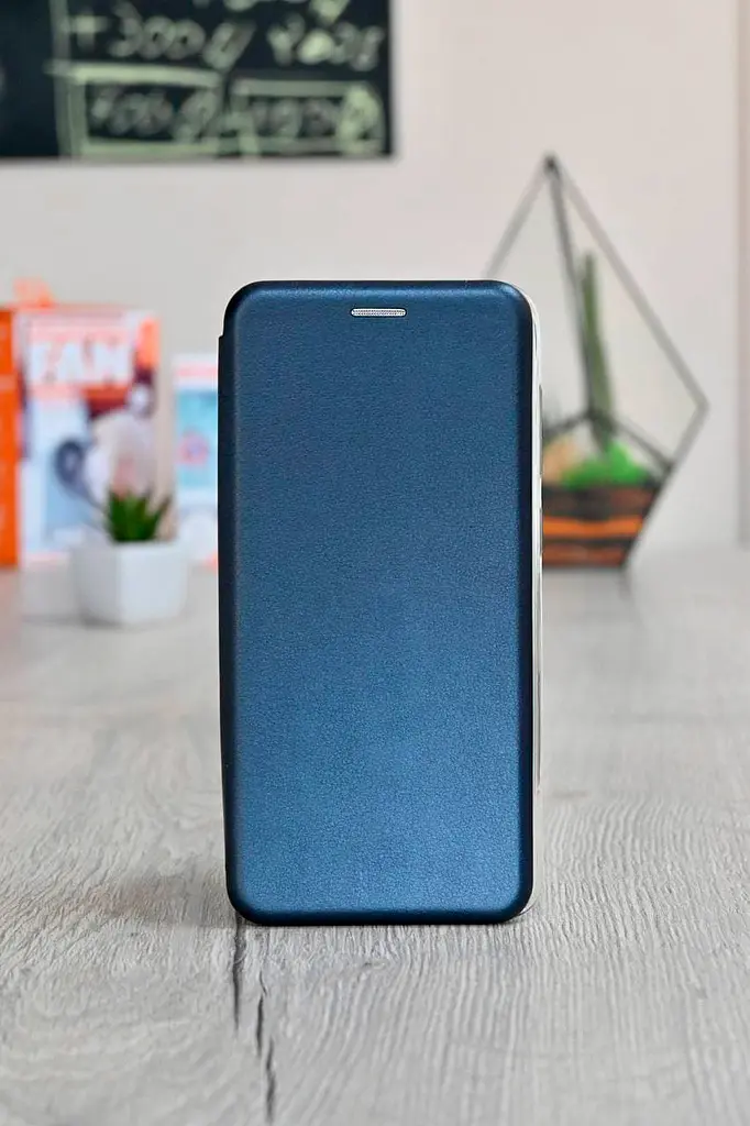 Чехол-книжка Classy Leather Case для Xiaomi Poco F4 / Redmi K40S [Dark Blue] [78842] - фото 3