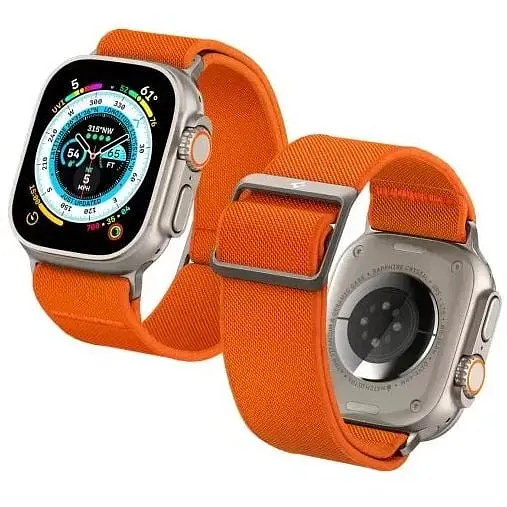 Ремешок Spigen Lite Fit Ultra Orange для Apple Watch 49mm/45mm/44mm (AMP05986) - фото 2