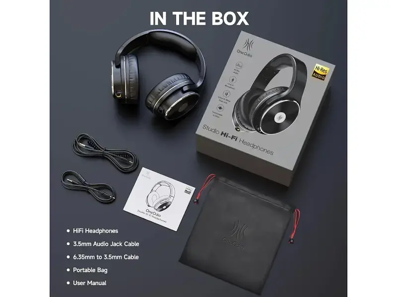 Навушники з мікрофоном OneOdio Studio Hifi Black - фото 7