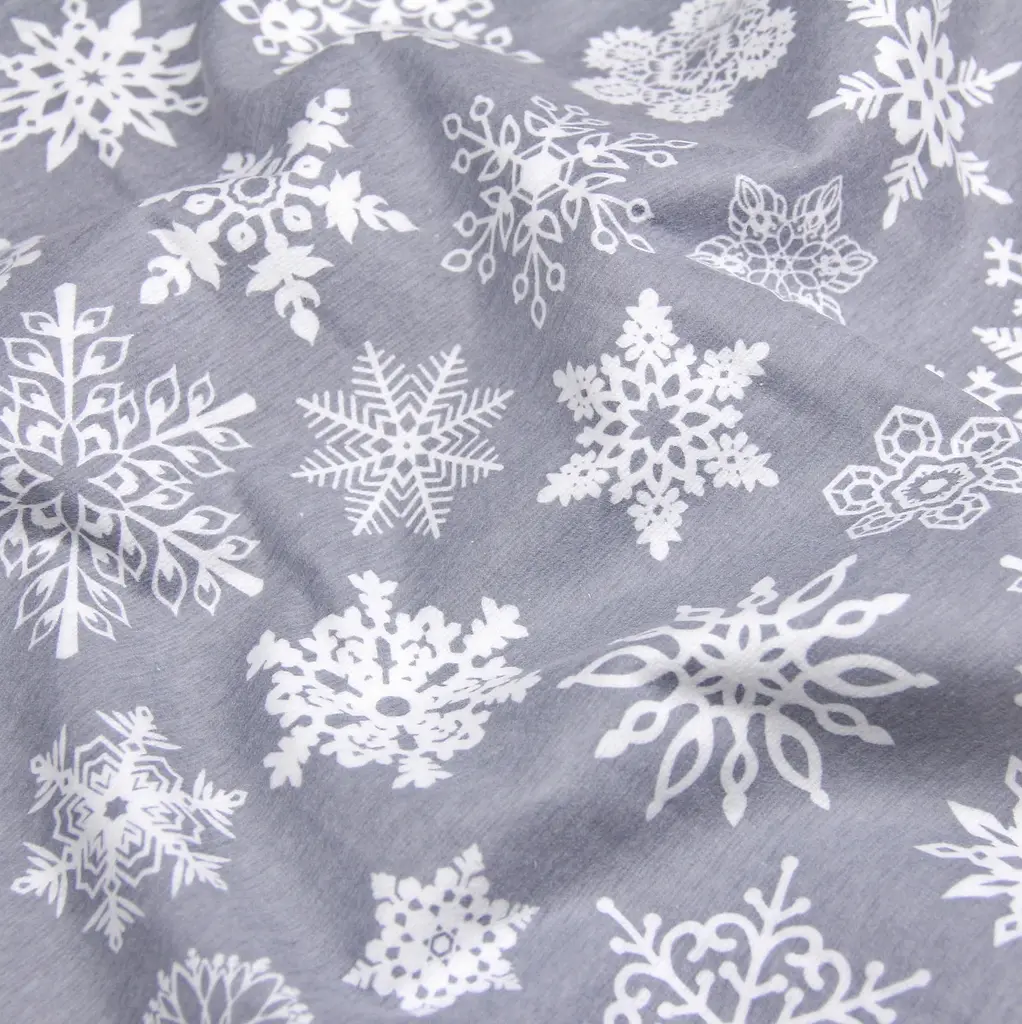 Простирадло на резинці фланель 160х200х30 SNOWFLAKES CS1 COSAS (4822052473467) - фото 6