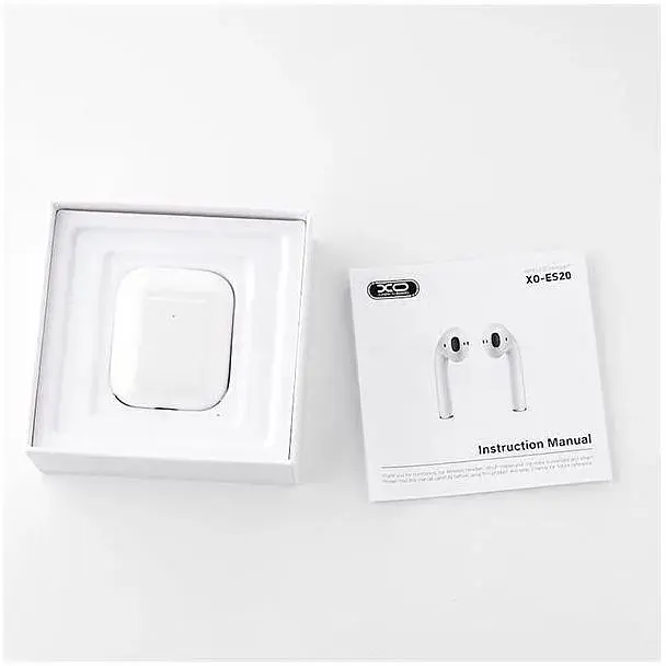 Бездротові навушники XO ES20 Bluetooth стерео гарнітура біла. механічні кнопки - фото 5