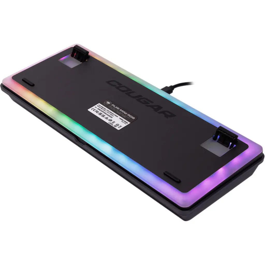 Клавіатура Cougar Puri Mini RGB USB Black (Puri Mini RGB) - фото 4