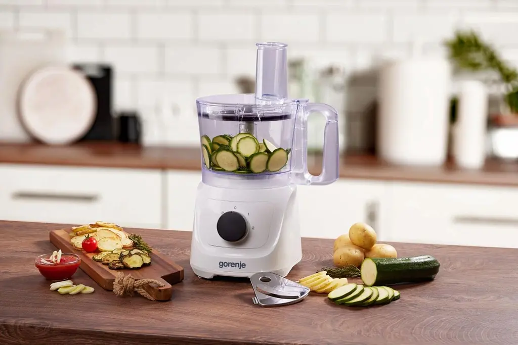 Gorenje Кухонная машина 800Вт, чаша-пластик, корпус-метал/пластик, насадок-6, білий - фото 8