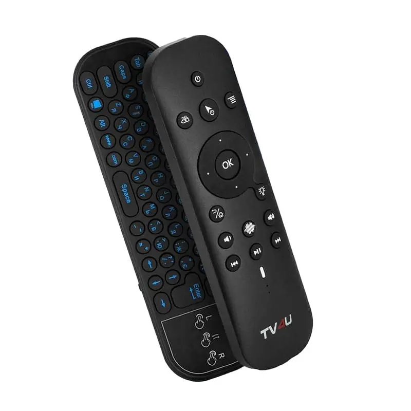 Пульт керування TV4U G60s Pro UKR 2.4G+Bluetooth з гіроскопом, клавіатурою, тачпадом та мікрофоном - фото 7