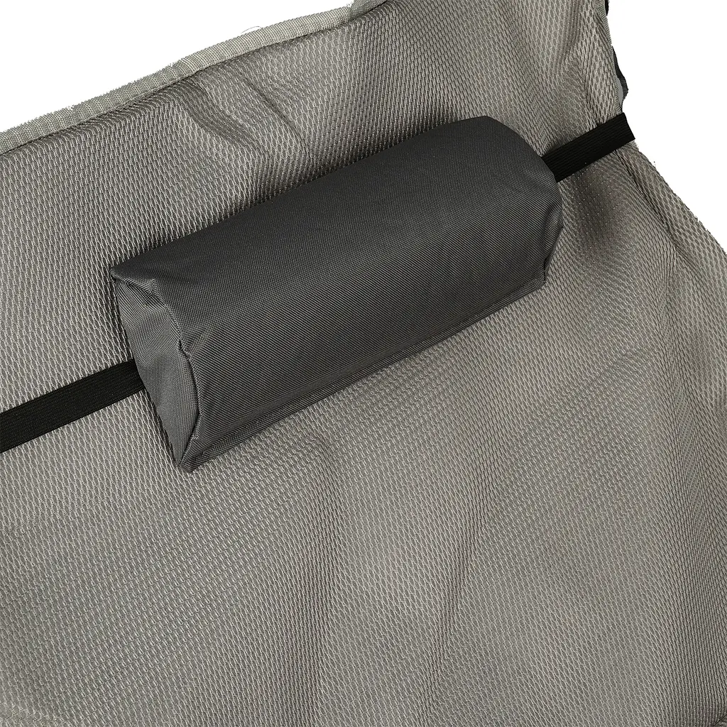 Шезлонг Market Union складной серый - фото 6