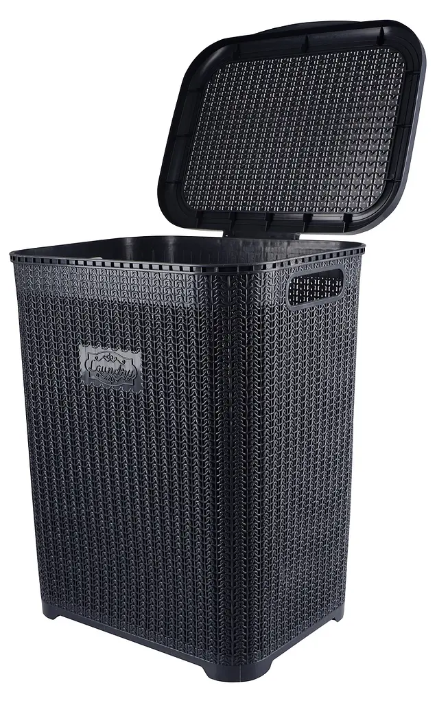 Корзина для белья Violet House 1007 Виолетта ANTRASIT 45 л (6900275) - фото 4