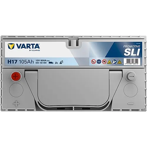 Акумулятор Varta Promotive SLI 12В 105Аг 800А (EN) L+ (605102080) - фото 4