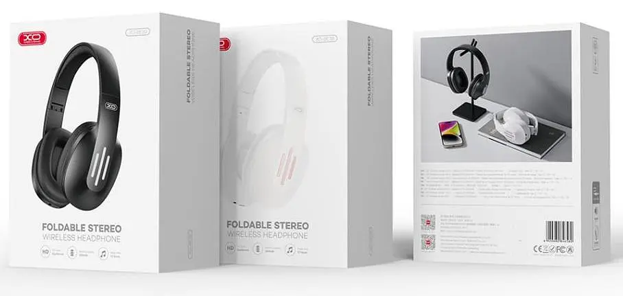 Навушники XO BE39 Stereo Wireless Headphones Black (G-000004327) - фото 4