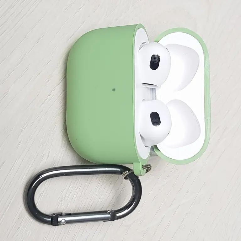 Чохол для Airpods 3 силікон з мікрофіброй  - фото 14