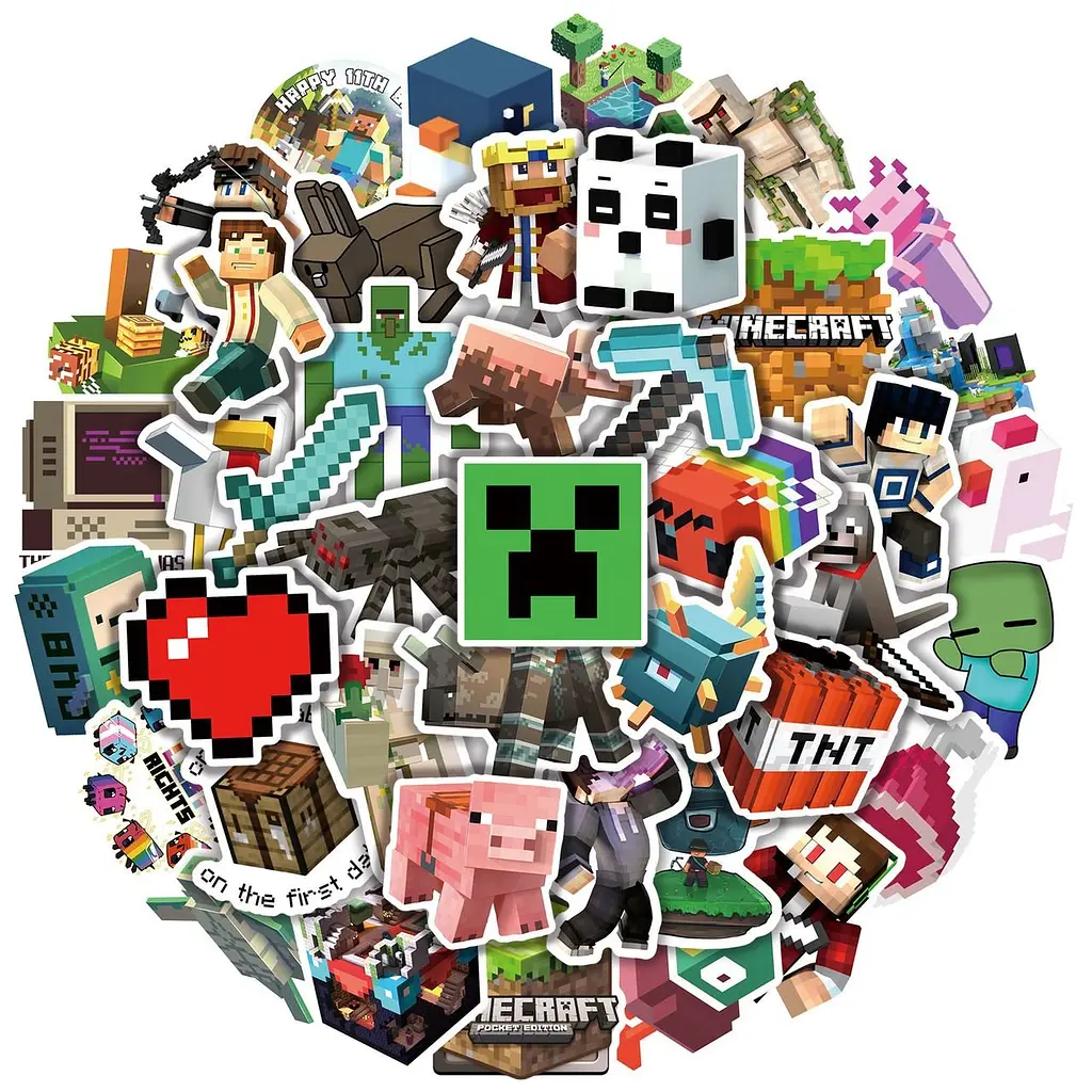 Стікерпак GeekLand Minecraft 50 штук - фото 2