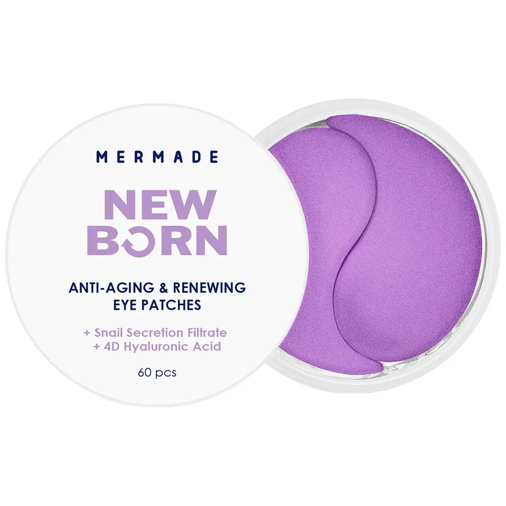 Патчи под глаза Mermade New Born Anti-Aging & Renewing Snail Secretion Filtrate & 4D Hyaluronic Acid омолаживающие гидрогелевые 60 шт. - фото 2