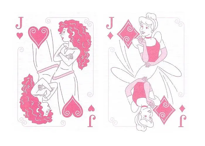 Карты игральные United States Playing Card Company Bicycle Disney Princess inspired (navy) (ВР_КИБДПН) - фото 6