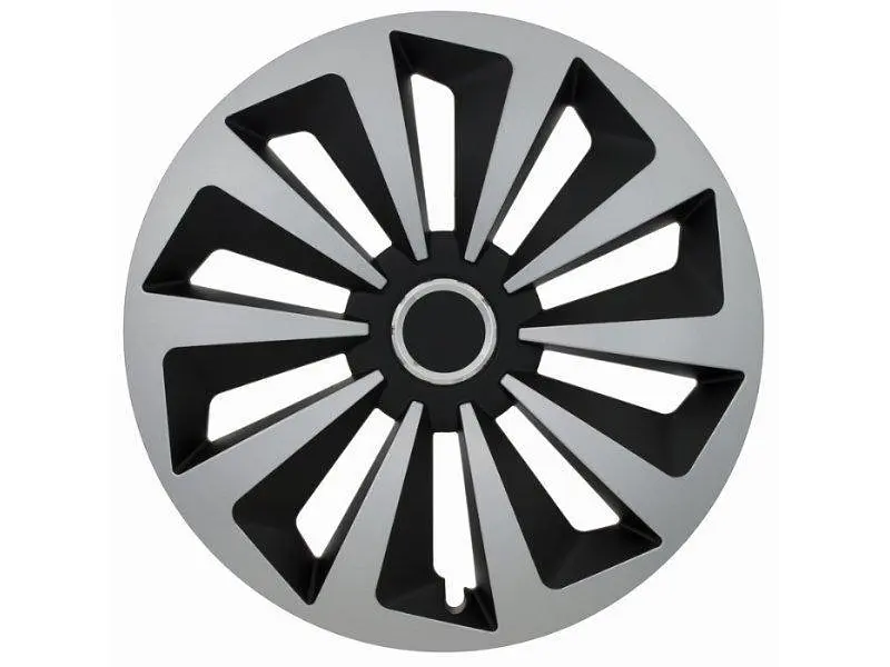 Ковпак колеса Jestic FOX R16 чорний, сірий 4 шт