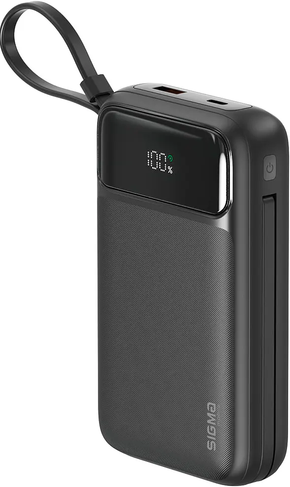 Power Bank Sigma X-power SI20A8QL-MAG 20000mAh 20W/15W Wireless black UA - фото 3