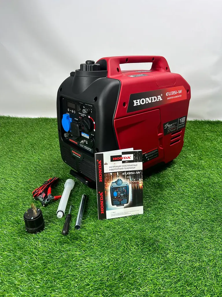 Інверторний бензиновий генератор Honda EU35i-W (3.5/3.8 кВт) з колесами та ручкою - фото 11