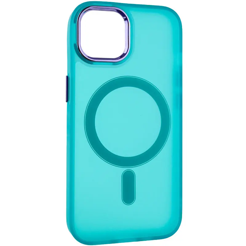 Чохол TPU+PC Lily with MagSafe для Apple iPhone 14 (6.1) Green - фото 2