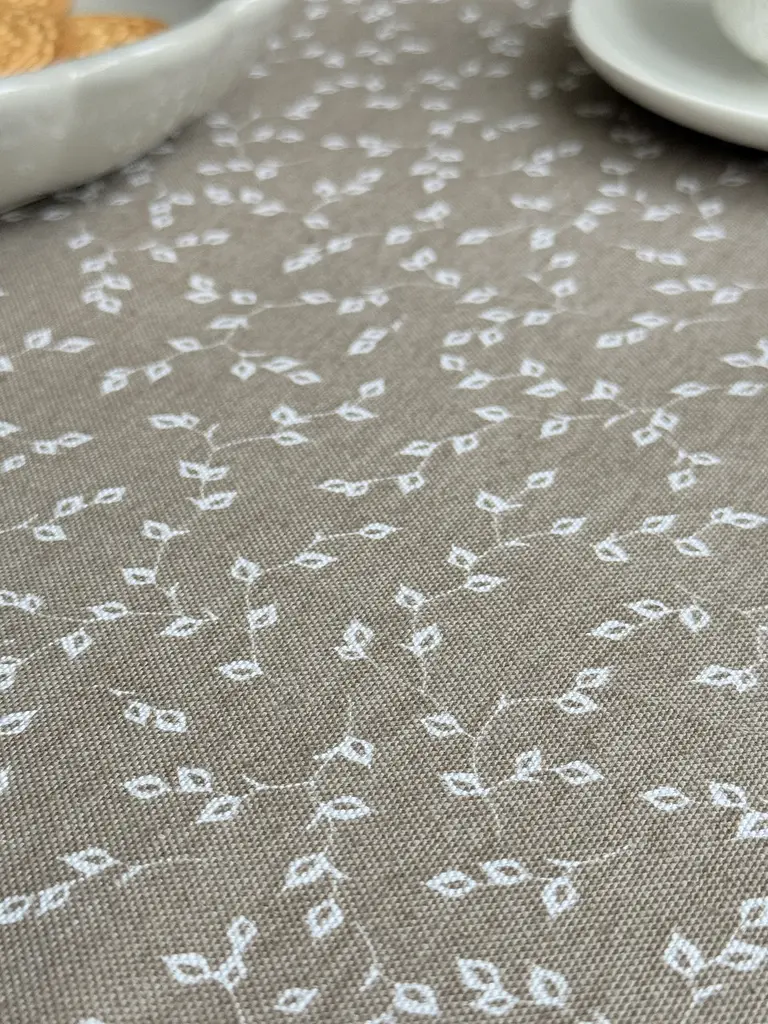 Скатертина столова Ecotton DUCK 170х220 см водовідштовхувальна кремовий (V 10/ Khave) (25007) - фото 8