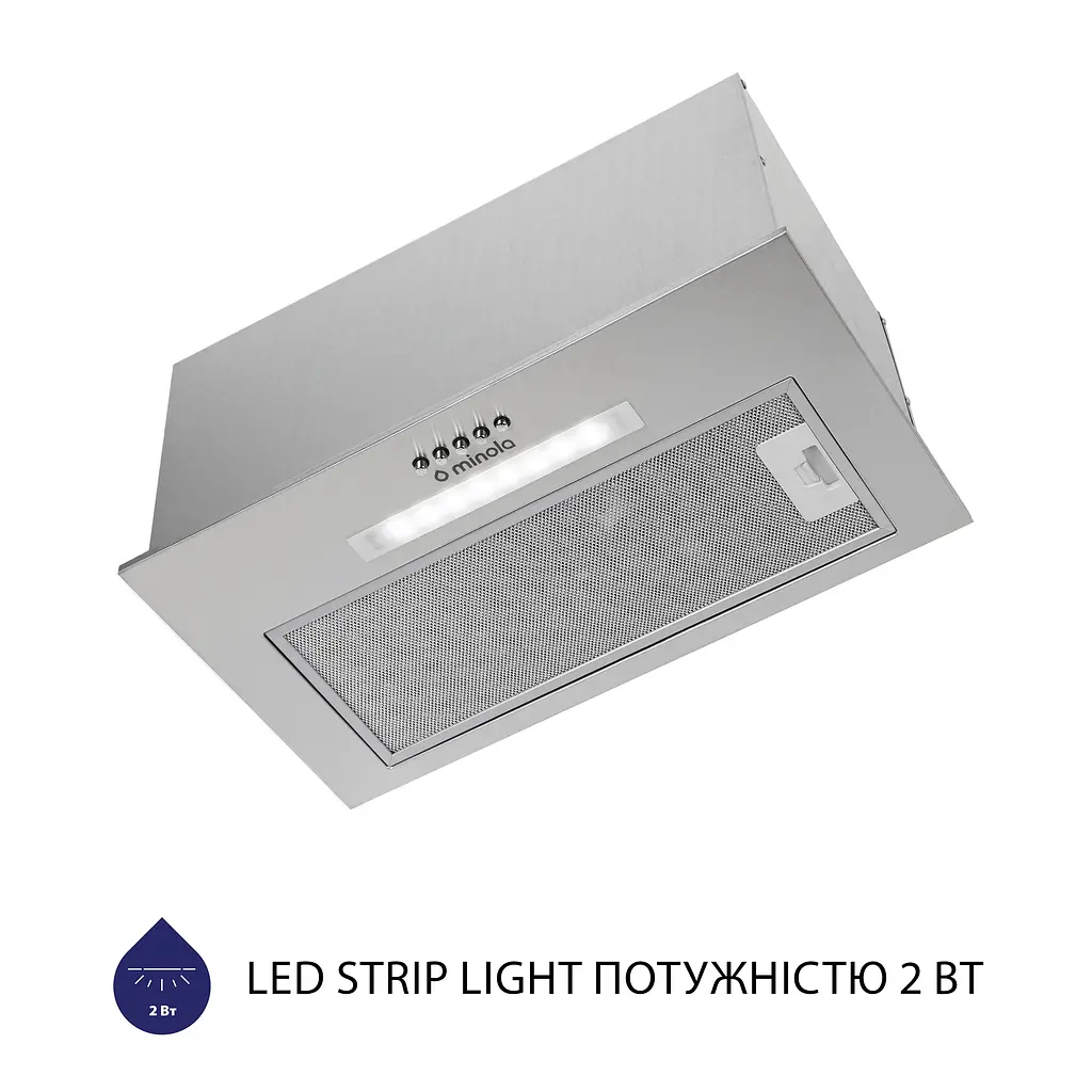 Витяжка вбудована MINOLA HBI 5623 I 1000 LED - фото 5
