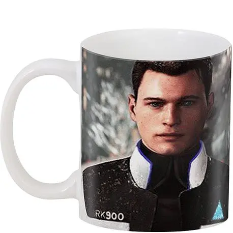 Кружка GeekLand Детройт: Стать человеком Detroit: Become Human RK800 и RK900 DB.01.021 330 мл белая - фото 3