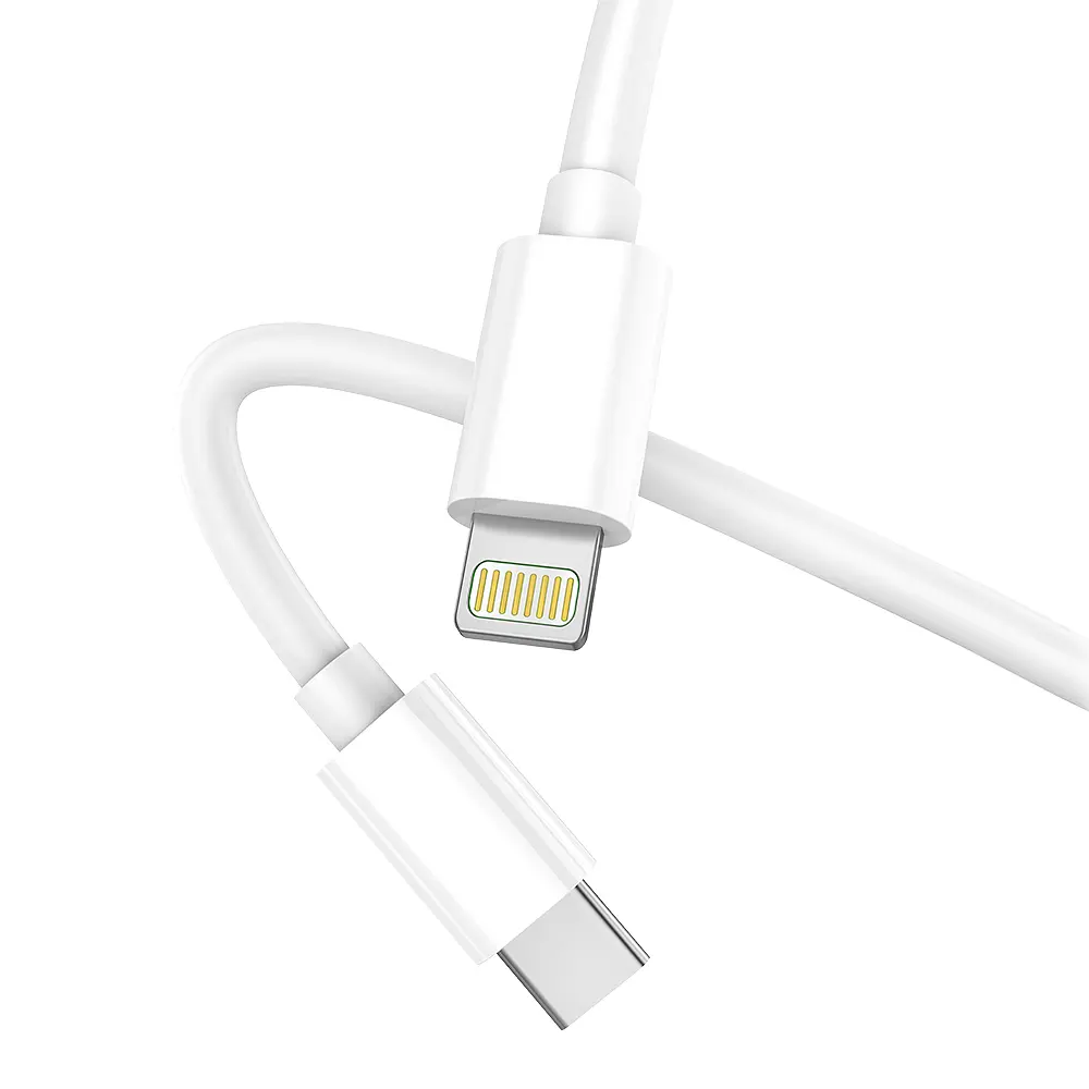 Кабель Aspor A109 PD Fast Charge Type-C – Lightning 27W/1м- білий - фото 2