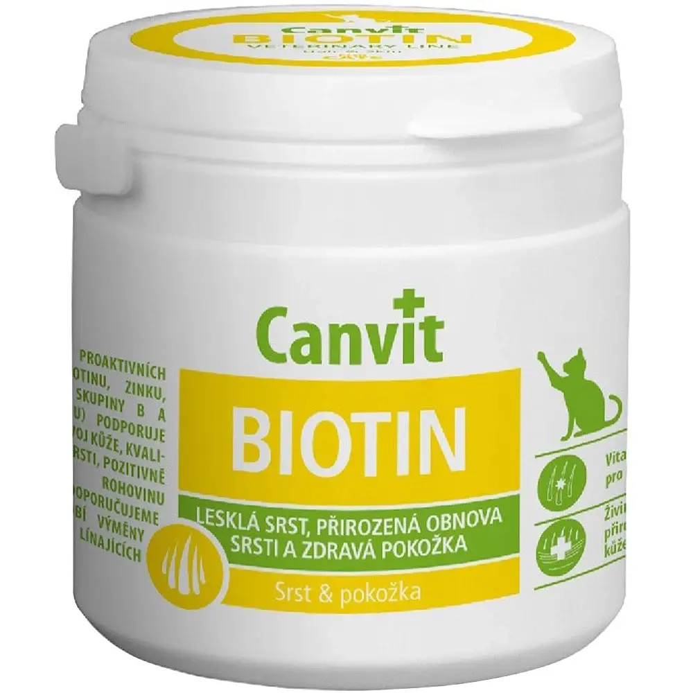 Вітамінно-мінеральний комплекс для котів Canvit Canvit Biotin 100 г can50741 - фото 2