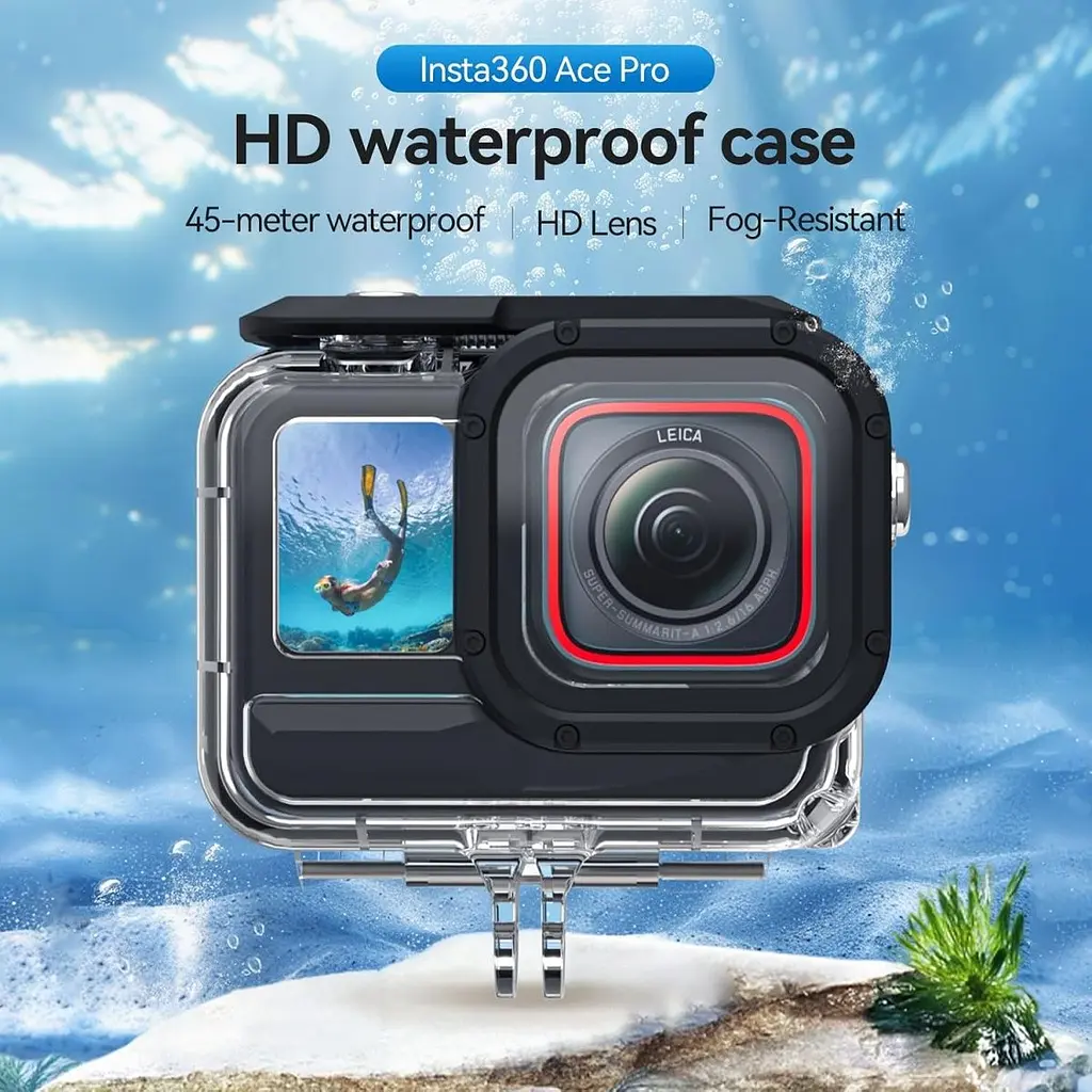 Водонепроникний бокс Telesin для Insta360 Ace Pro 2/Ace Pro (S4-WTP-02-TIS) [169706] - фото 8
