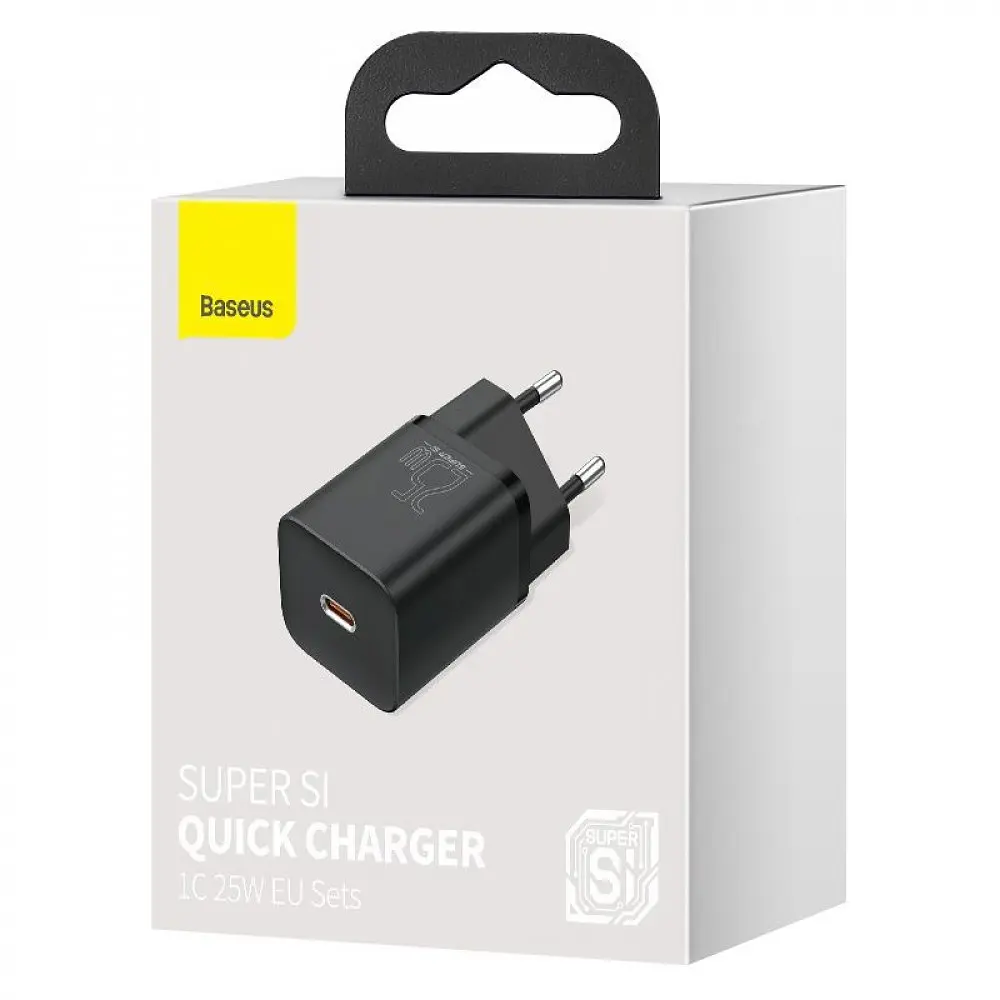 МЗП Baseus Super Silicone Quick Charge Charger 25W (Type-C) - фото 2