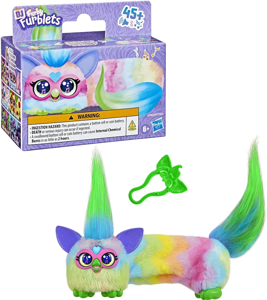 Игрушка интерактивная Hasbro Furby DJ Furblets Can-Dee-Swirl Mini Electronic Plush (G1782) - фото 2