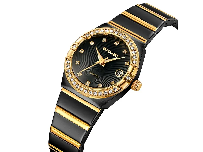 Годинник наручний жіночий 2342BKGD Black-Gold Skmei acs0030006 - фото 3