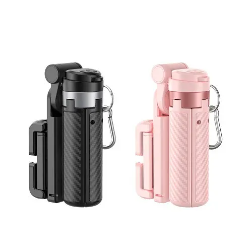 Монопод XO SS29 Collet Model 4-in-1 Multifunction Mini Bluetooth Selfie Stick Чорний - фото 2