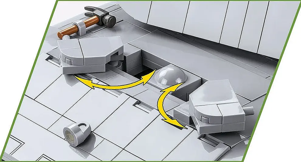 Конструктор дитячий танк Panzerkampfwagen E-100 COBI 2572 - фото 5