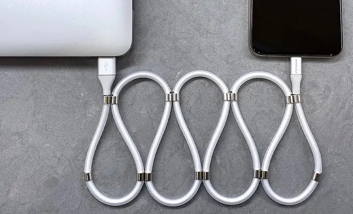 Кабель SuperCalla MicroUSB на магнітах White (vol-774) - фото 4
