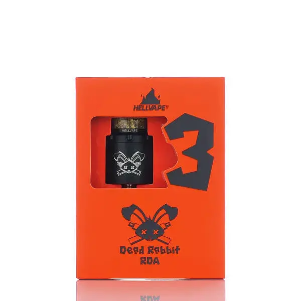 Бак дріпка Hellvape Dead Rabbit 3 RDA 24mm Matte Black (15861) - фото 3