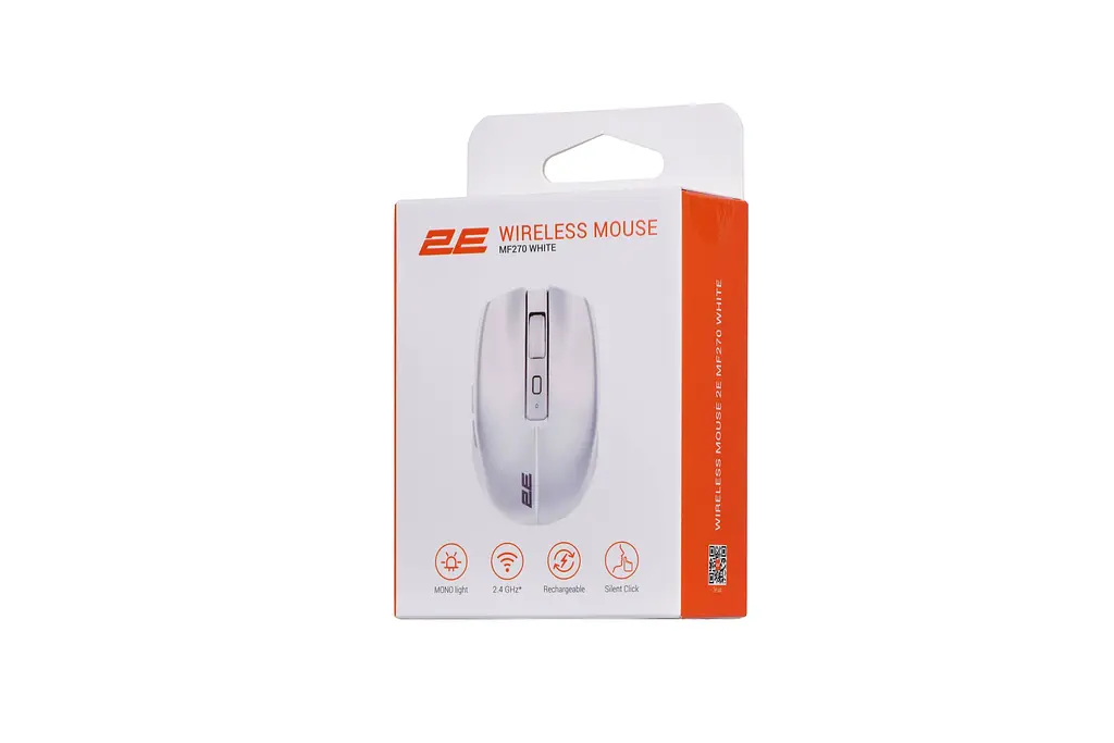 Компьютерная мышь 2E MF270 Rechargeable White LED WL белый teh0014044 - фото 8