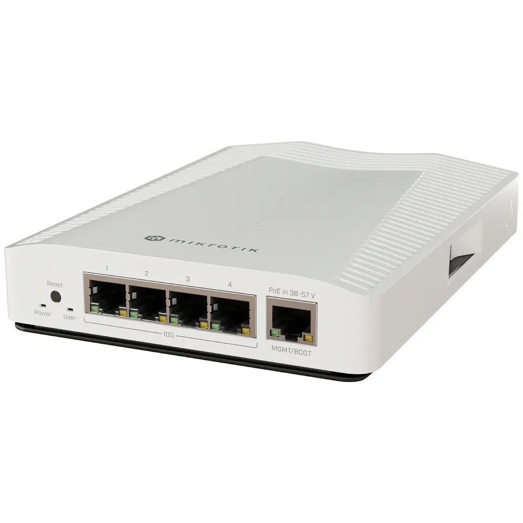 Комутатор Mikrotik CCRS304-4XG-IN, 1x10/100/1000, 4x1G/2.5G/5G/10G Ethernet - фото 2