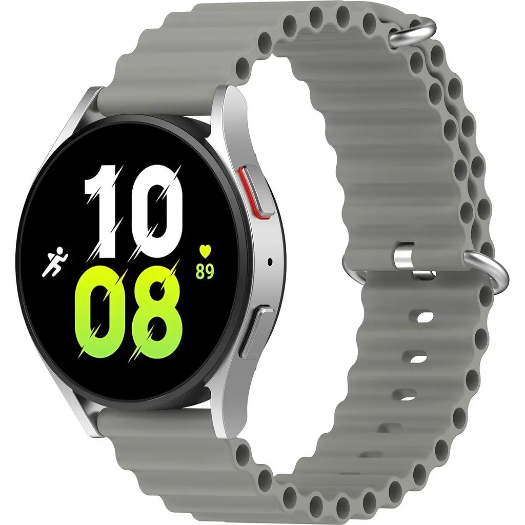 Універсальний ремінець для смарт-годинників DK Ocean Band 22 mm Grey [136592] - фото 4