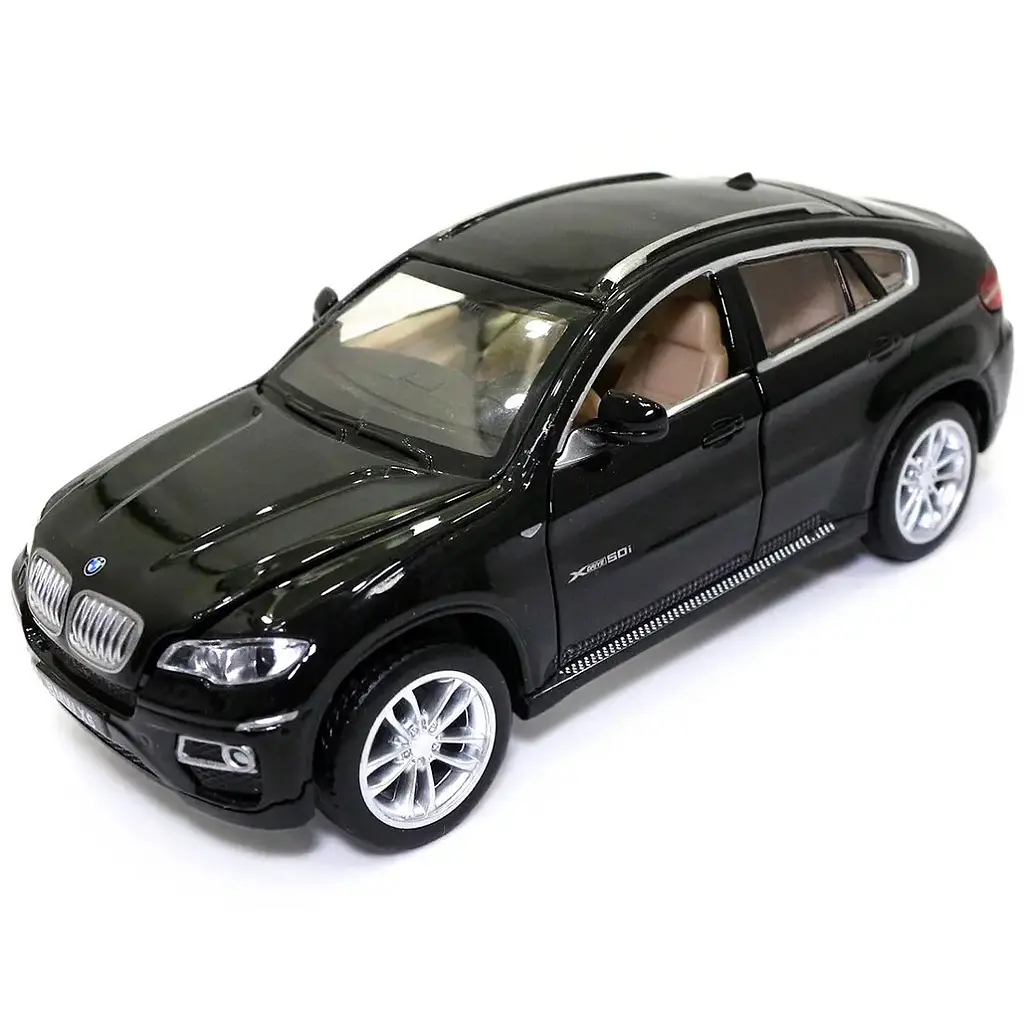 Колекційна металева модель автомобіля Автопром BMW X6 з інерцією, світлом та звуком 1:32 - фото 4