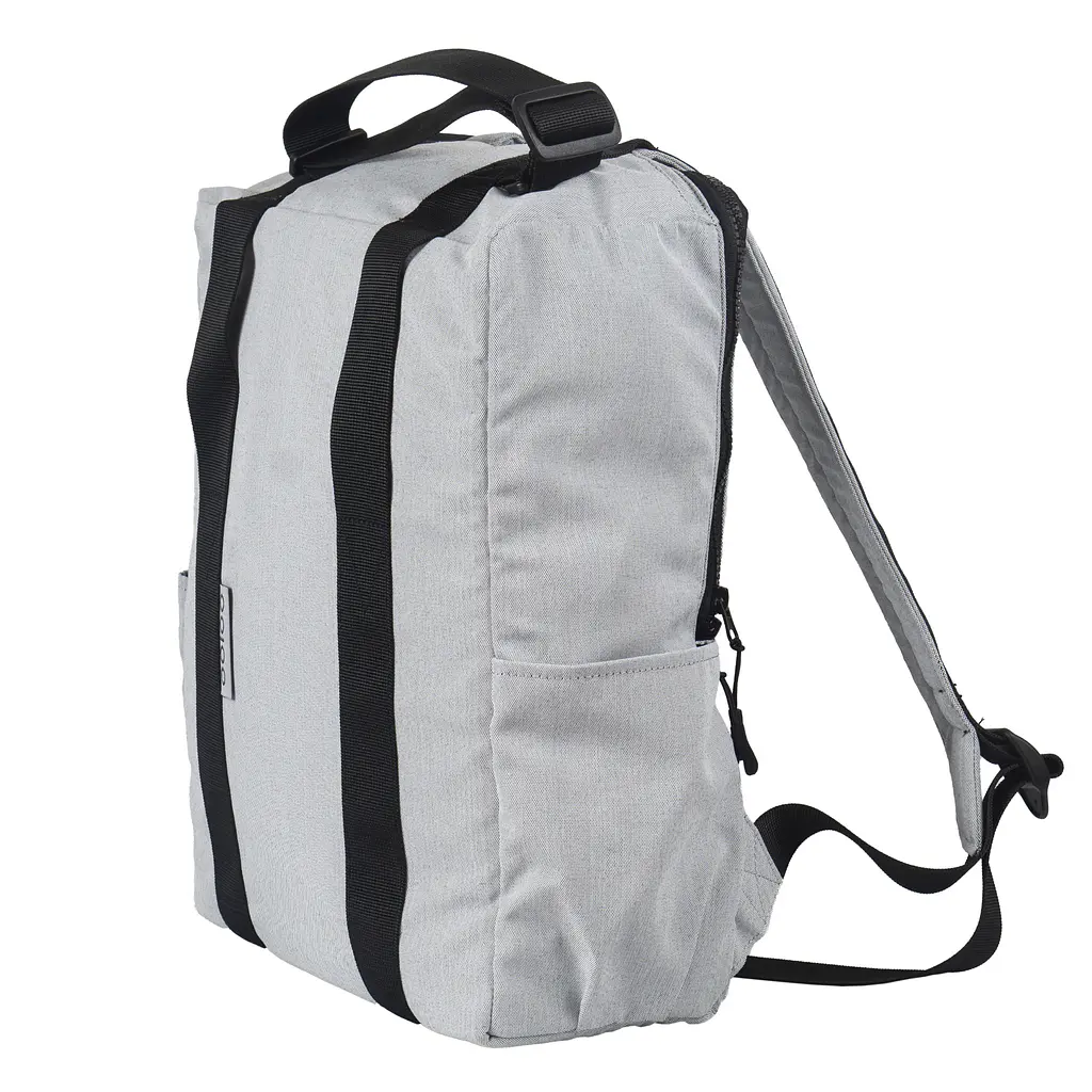 Рюкзак-антикрадій OOLOO Кенгуру mini 40x30x12 см, попелясто-сірий 602/700 - фото 3