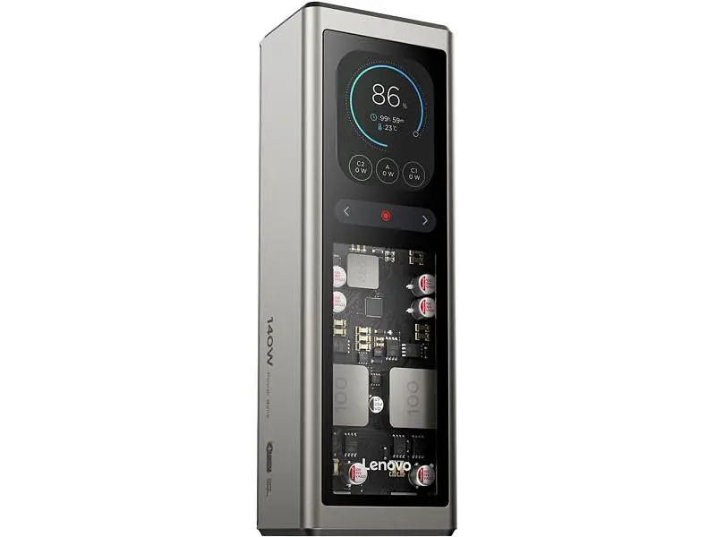 Зовнішній акумулятор (павербанк) Lenovo 140W 20000mAh (G0A3140WWW) - фото 2