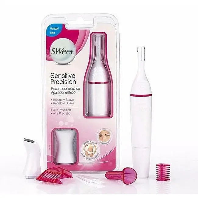 Тример для обличчя жіночий Sweet Sensitive Precision Beauty Styler White (10667) - фото 3