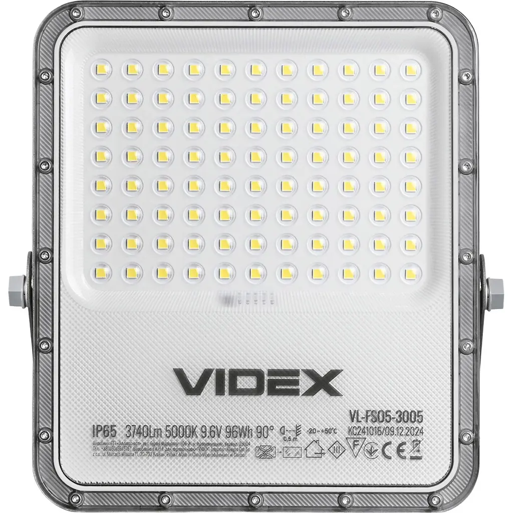 Світлодіодний прожектор Videx VL-FSO5-3005 3740Lm 5000K [144859] - фото 3