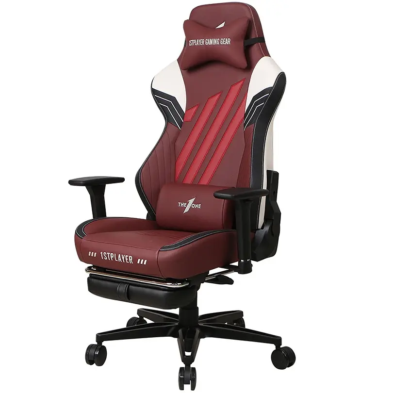 Крісло для геймерів 1stPlayer Duke Black White Red - фото 4
