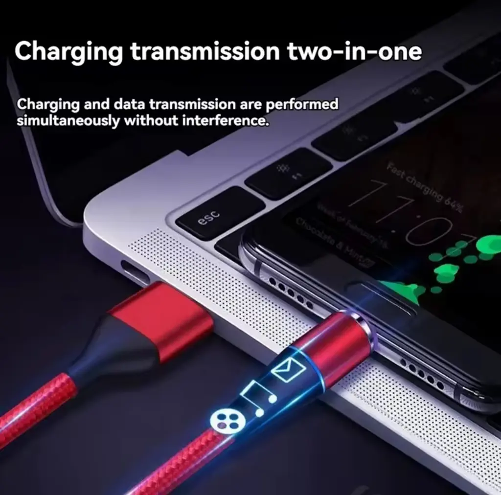 7-контактний магнітний конектор Micro USB для швидкого заряджання та передавання даних - фото 8
