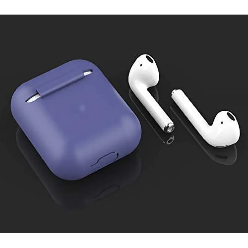 Чехол Apple для AirPods 2 New Silicone Case [Midnight Blue] [36519] - фото 6