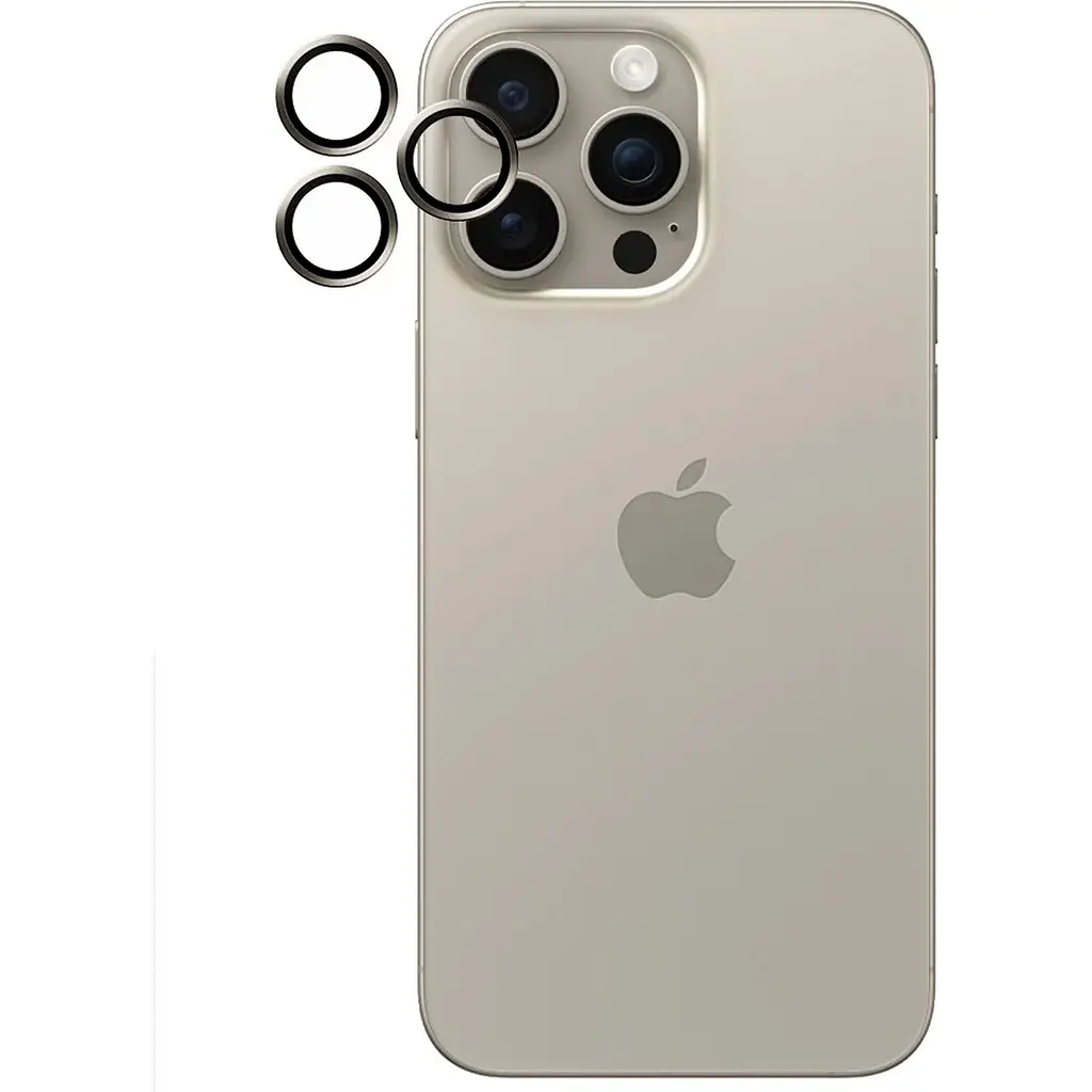 Защитное стекло iLera FocusPro Lens for Camera для Apple iPhone 15 Pro/15 Pro Max Natural Titanium [iLFPNT15PrMx] [97712] - фото 3