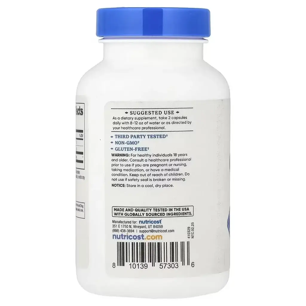 Молозиво Nutricost 1000 мг 120 капсул - фото 3
