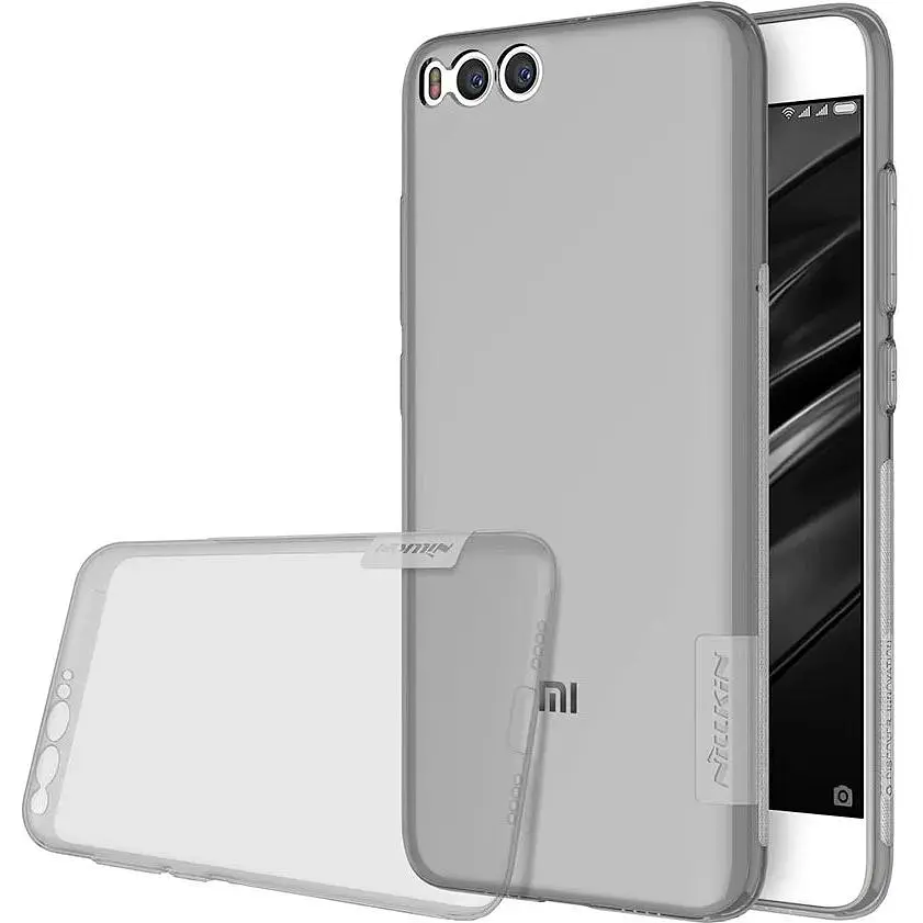 Чохол-накладка Nillkin TPU Nature Case Xiaomi Mi6 Gray - фото 7