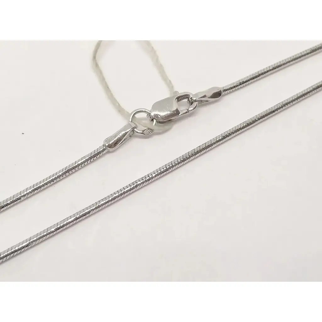 Срібний ланцюжок Красцветмет Снейк. НЦ220783 60 - фото 2
